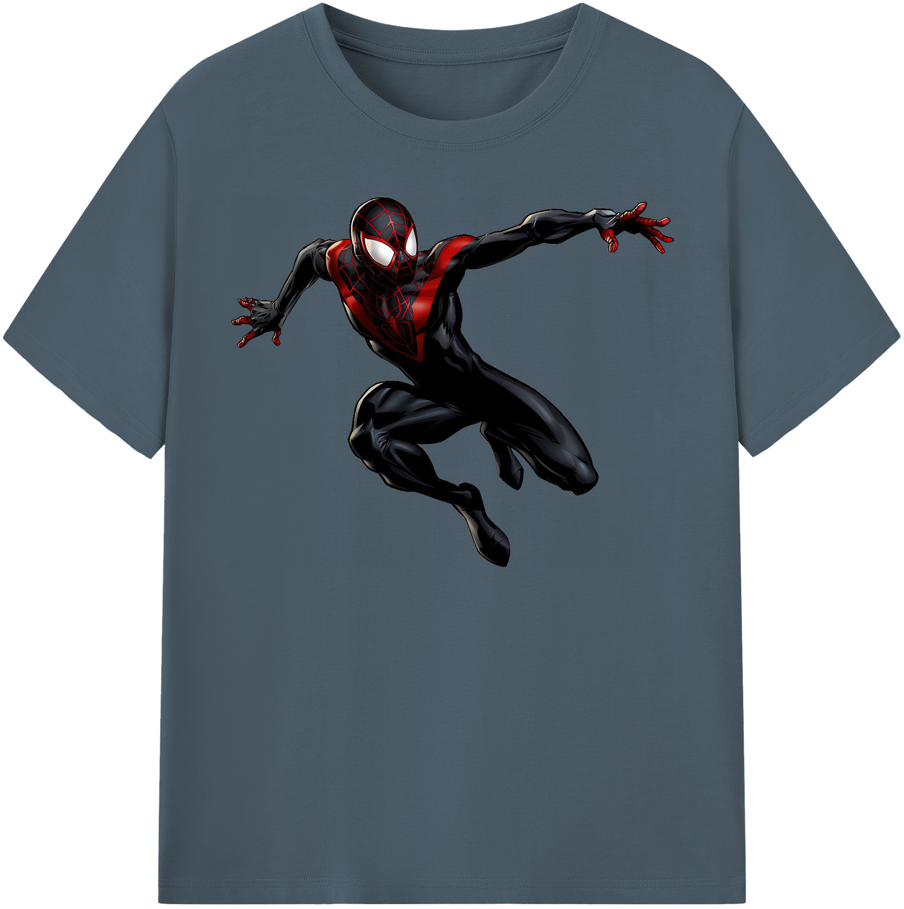 （画像用） Spider Man スパイダーマン 綿100％半袖Tシャツ（フロントプリント）